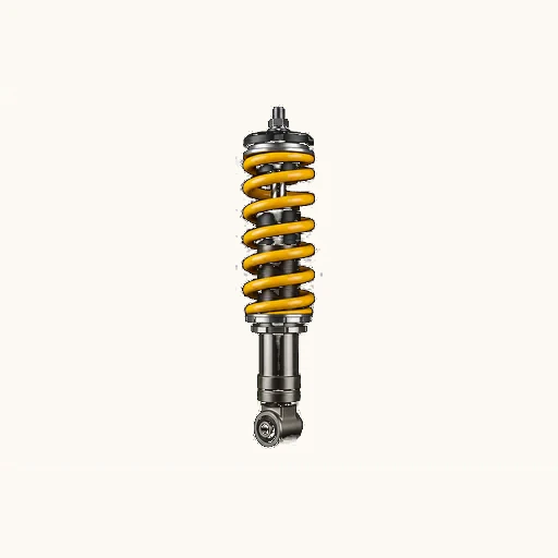 Yellow coilover suspension assembly