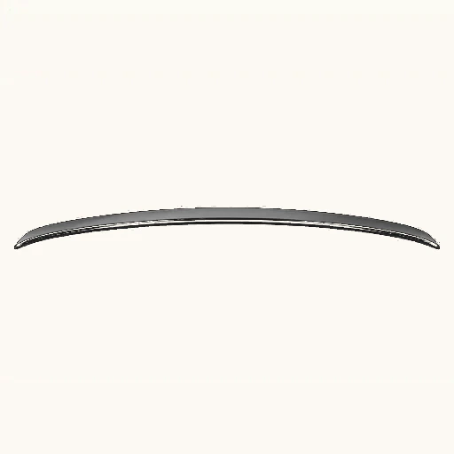 Slim rear trunk lip spoiler
